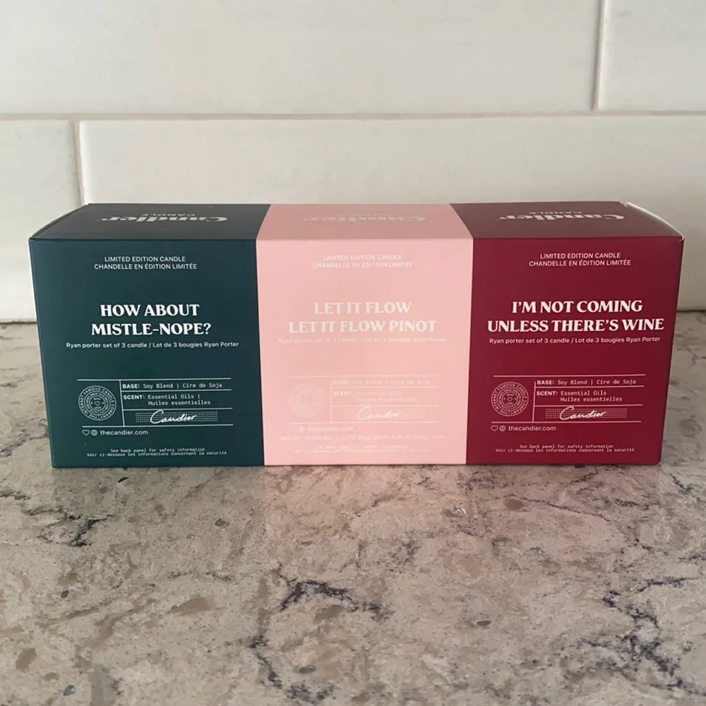 Ryan Porter Candier Limited Edition Mini Votive Candle Bundle New In Box